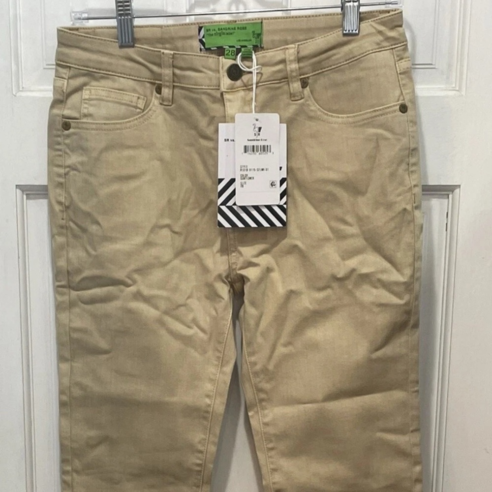 Free People X  Sandrine Rose Virgin Label Cargo Pants in Sunflower Women's Sz 28